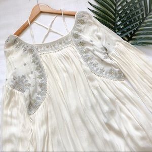 Free People Embellished Strappy Back Tunic